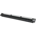 thumbnail image 1 of TRIPP LITE 24-Port 1U Rackmount Cat6 Feedthrough Patch Panel, RJ45 Ethernet, 1 of 6