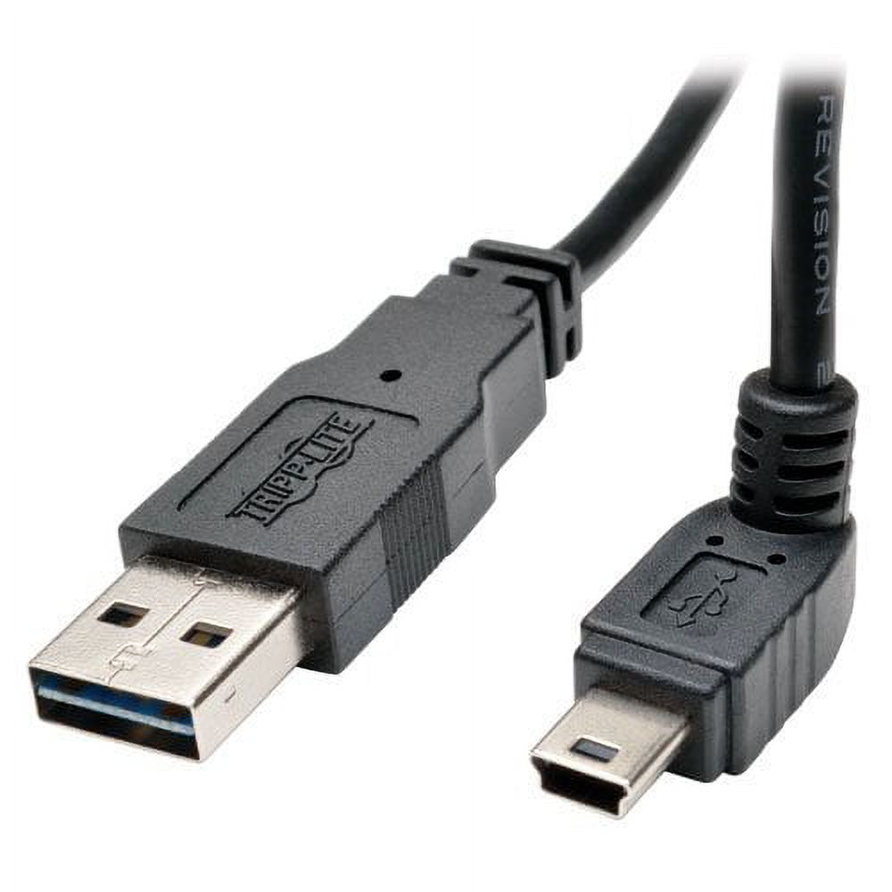 TRIPP LITE 6-Feet USB 2.0 Universal Reversible Cable A to Down 5-Pin Mini B, Black (UR030-006-DNB) - image 1 of 1
