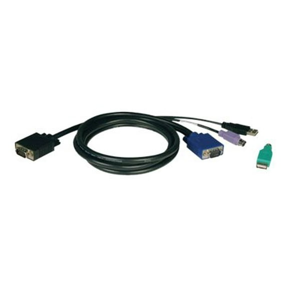 Tripp Lite 6ft USB/PS2 Combo Cable Kit for NetController KVM B040 & B042 Series