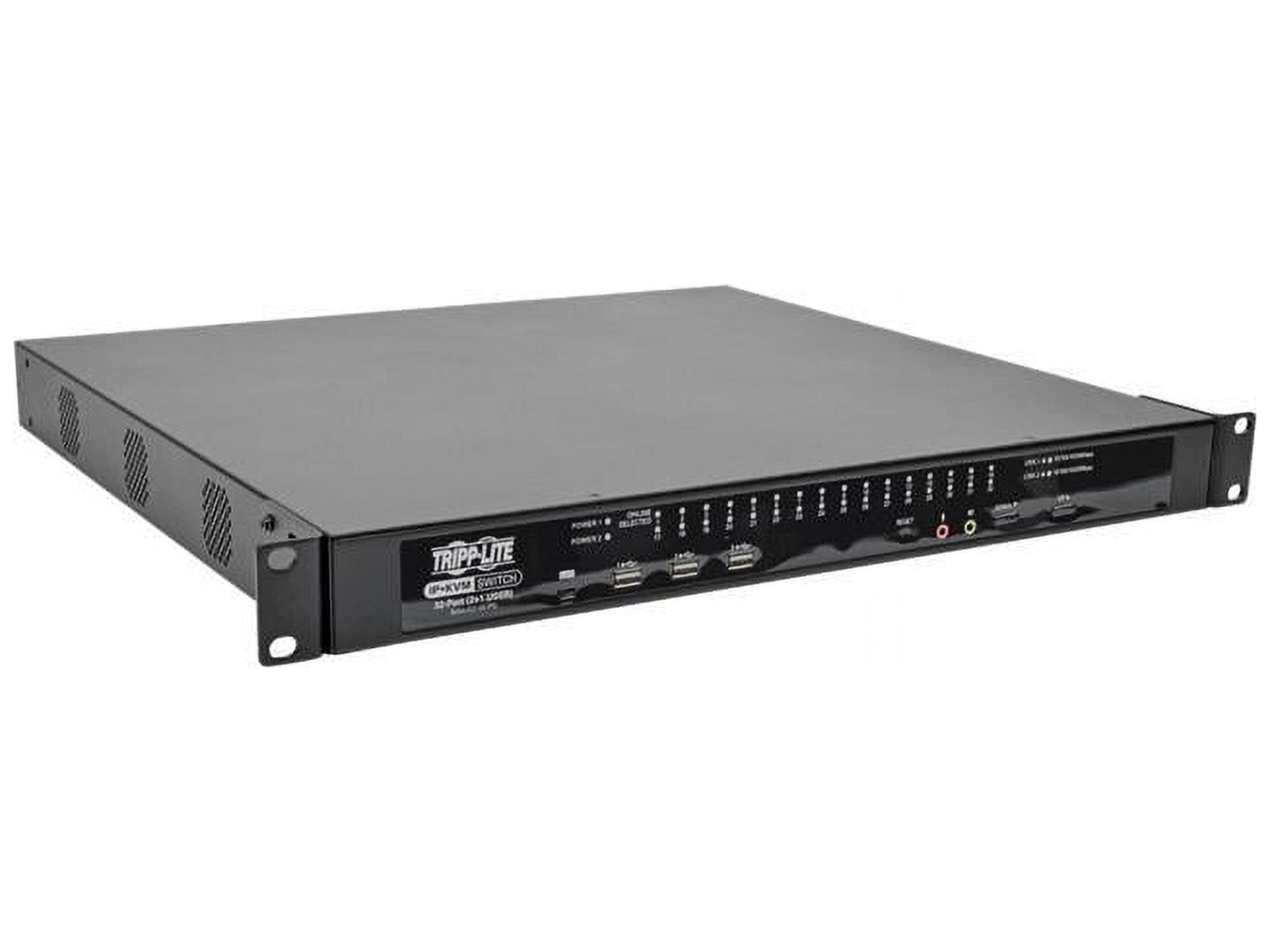 Tripp Lite 32-Port KVM Switch Cat5 Over IP 1 Local 2 Remote User 1U TAA GSA