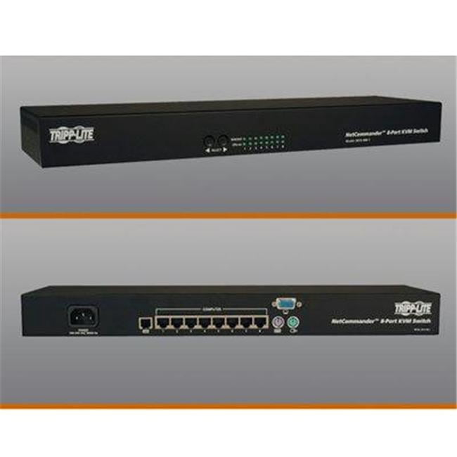 TRIPP LITE B072-008-1 8-Port NetCommander 1U Rackmount Cat5 KVM 