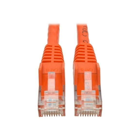 Tripp Lite 6ft Cat6 Gigabit Snagless Molded UTP Patch Cable (RJ45 M/M), Orange
