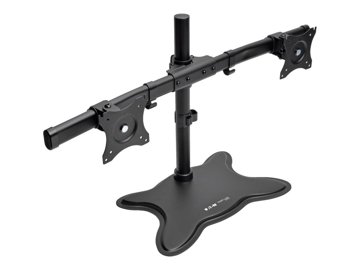 TRIPP LITE DDR1327SDD Black 13" - 27" Dual-Monitor Desktop Mount Stand for Flat-Screen Displays