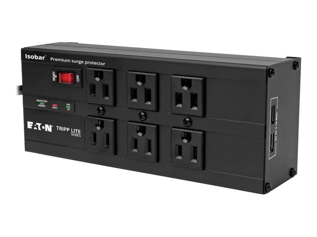 TRIPP LITE IBAR6ULTRAUSBB 10.0 Feet 6 Outlets 3840 Joules Surge Protector