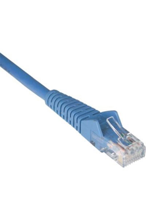 1' Cat6 RJ45 Male/Male Gigabit Snagless Molded Patch Cable Blue 50/P N201-001-BL50BP