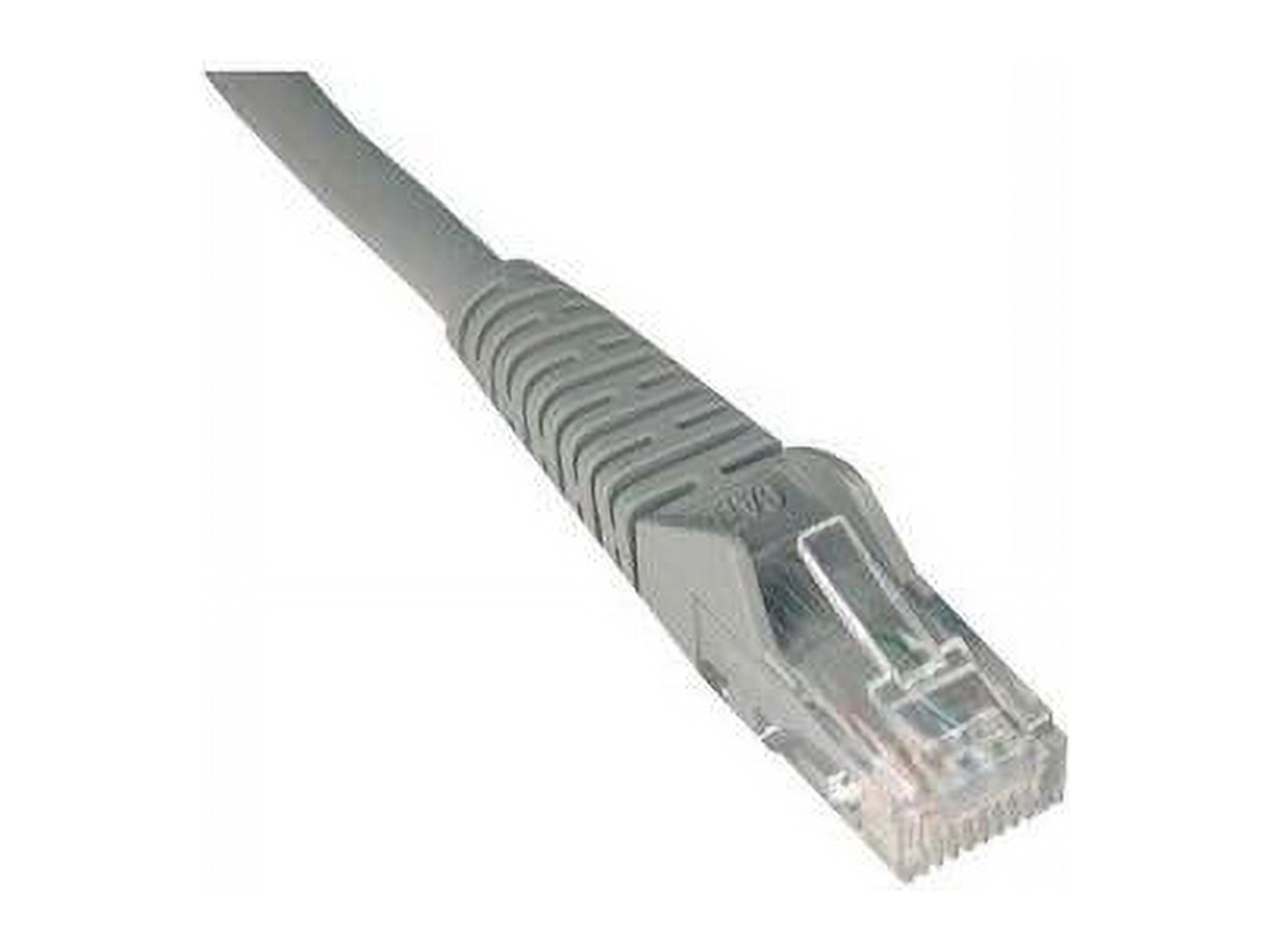 TRIPP LITE N001-010-GY 10 ft. Cat 5E Gray Snagless Cat5e Molded Patch Cable - image 1 of 2