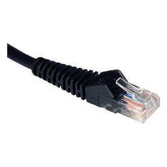 Tripp Lite 14ft Cat5e / Cat5 Snagless Molded Patch Cable RJ45 M/M Black 14' - 14ft - 1 x RJ-45 Male - 1 x RJ-45 Male - Black
