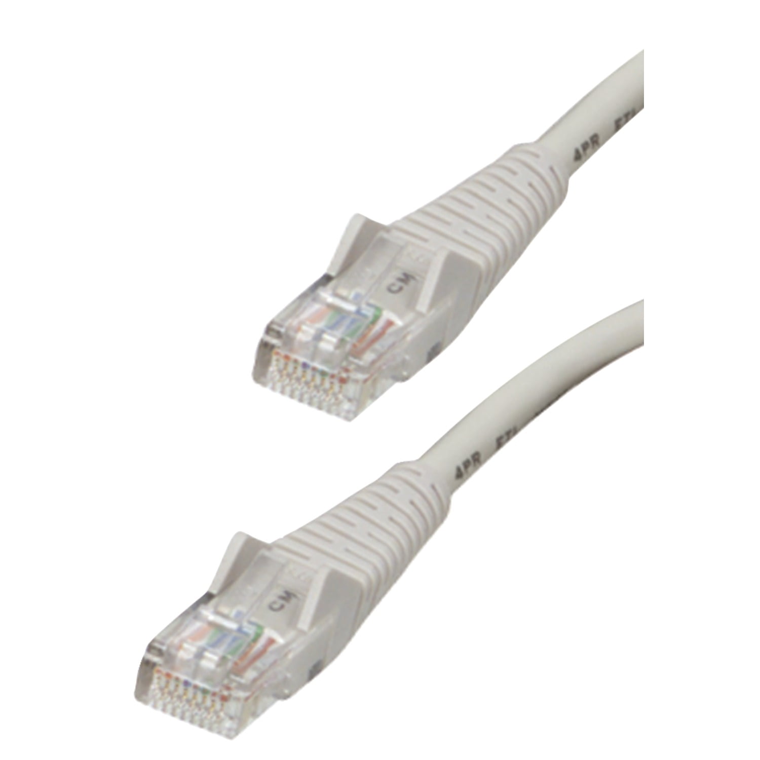 TRIPP LITE N001-025-GY 25 ft. Cat 5E Gray Snagless Cat5e Molded Patch Cable