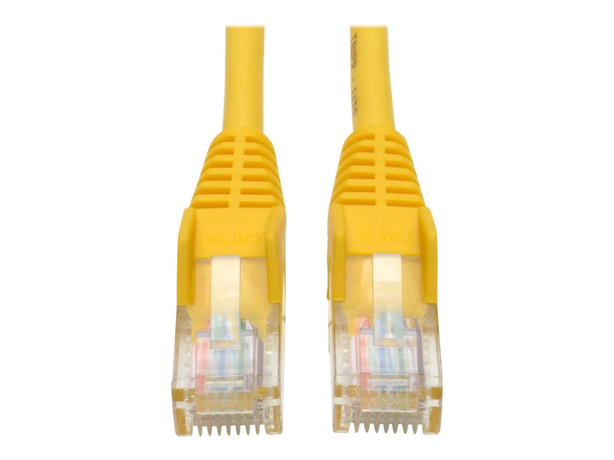 Tripp Lite 25ft Cat5e 350MHz Snagless Molded Patch Cable (RJ45 M/M) - Yellow