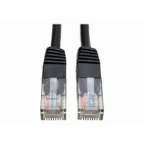 Eaton Tripp Lite Series Cat5e 350 MHz Molded (UTP) Ethernet Cable (RJ45 M/M), PoE - Black, 5 ft. (1.52 m) - Patch cable - RJ-45 (M) to RJ-45 (M) - 5 ft - UTP - CAT 5e - molded, stranded - black