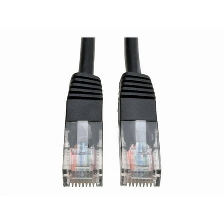 Eaton Tripp Lite Series Cat5e 350 MHz Molded (UTP) Ethernet Cable (RJ45 M/M), PoE - Black, 5 ft. (1.52 m) - Patch cable - RJ-45 (M) to RJ-45 (M) - 5 ft - UTP - CAT 5e - molded, stranded - black