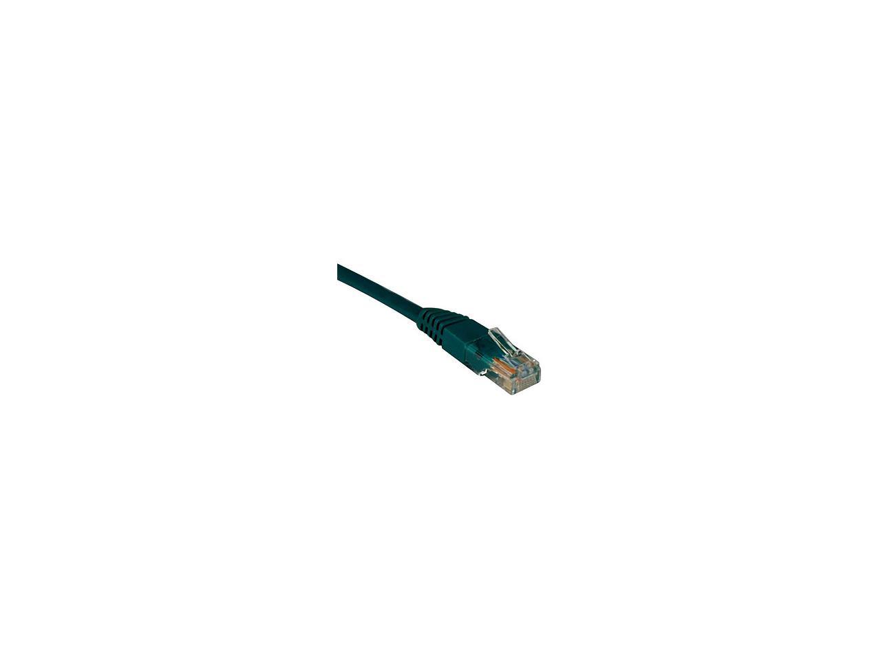 TRIPP LITE N002-005-GN 5 ft. Cat 5E Green Cat5e 350MHz Molded Patch Cable - image 1 of 2