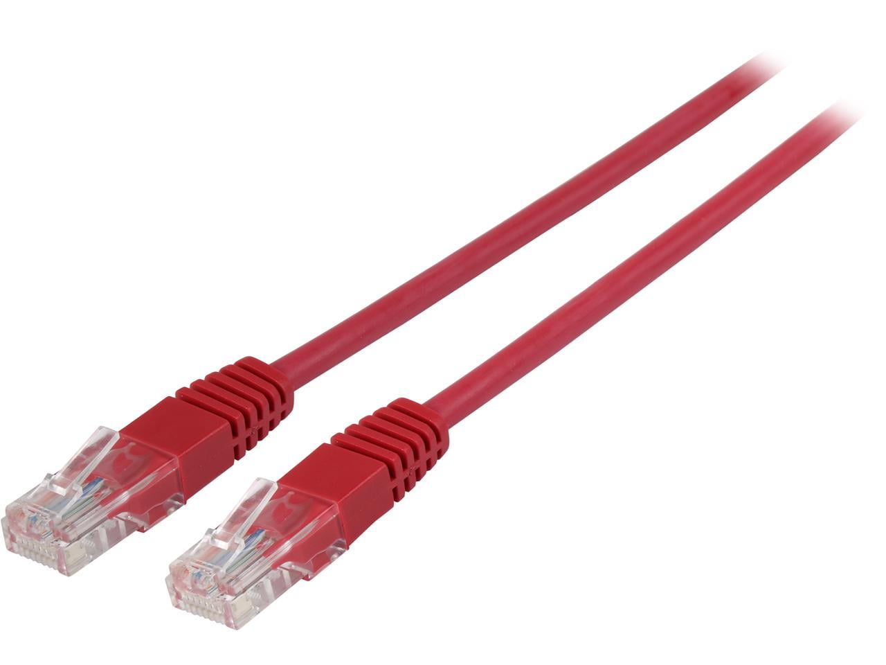 TRIPP LITE N002-005-RD 5 ft. Cat 5E Red 350MHz Molded Cable