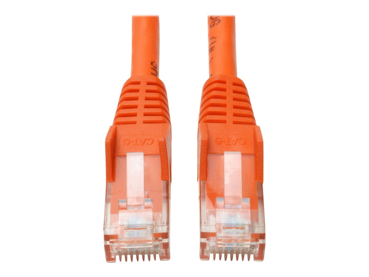 Tripp Lite 10ft Cat6 Gigabit Snagless Molded Patch Cable (RJ45 M/M) - Orange