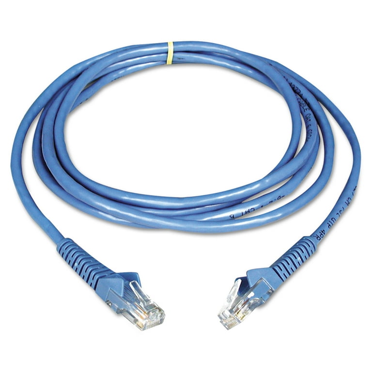 CAT6 Gigabit Snagless Molded Patch Cable, 14 ft, Blue CAT6 Gigabit Snagless Molded Patch Cable, 14 ft, Blue