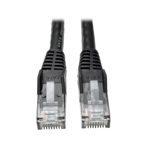 Tripp Lite N201-020-BK 20' CAT-6 Gigabit Snagless Molded Patch Cable Black