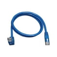 thumbnail image 1 of Tripp Lite 3ft Cat6 Gigabit Molded Patch Cable (Right Angle Up M to M) - Blue, 1 of 6