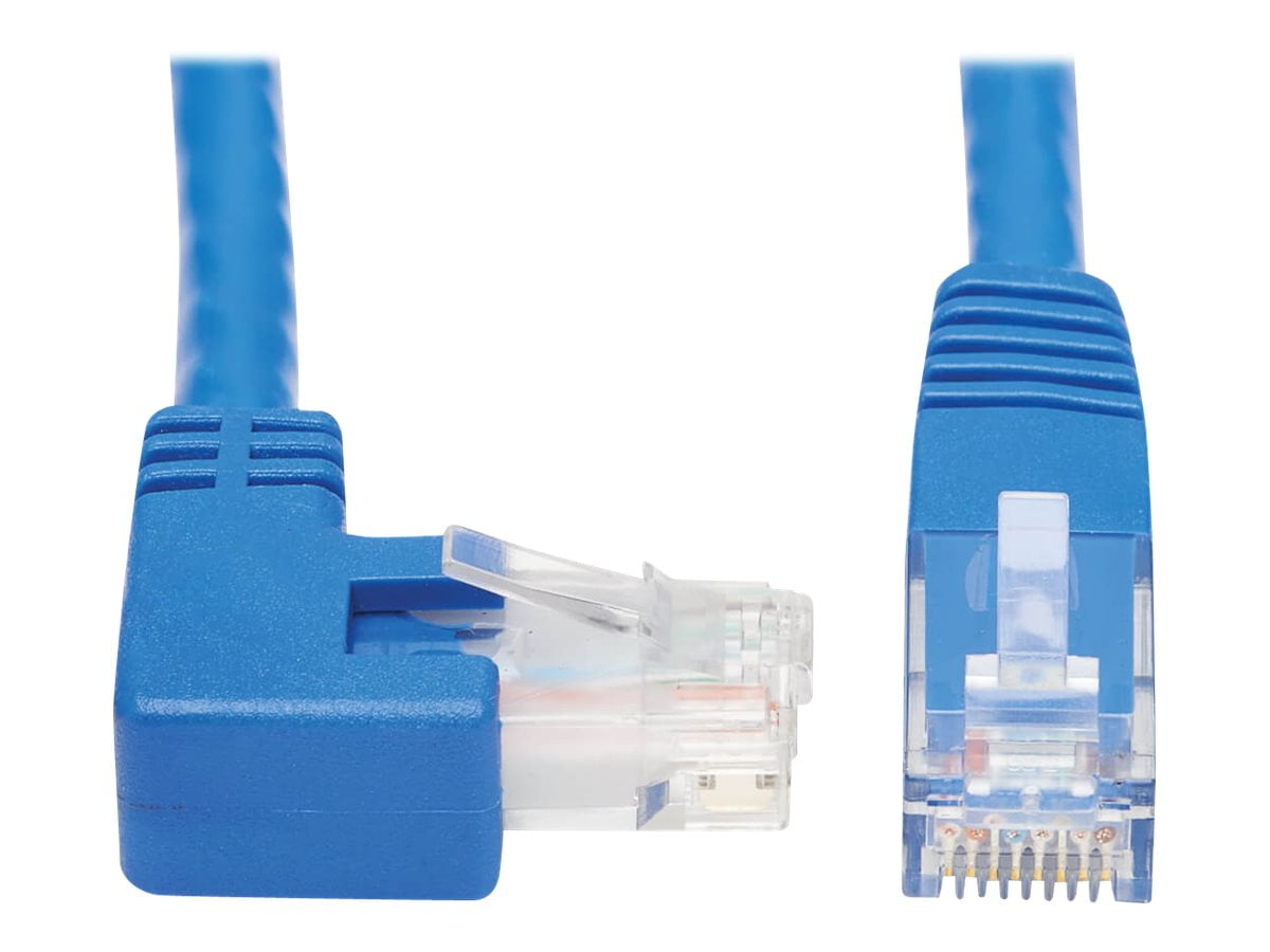 Tripp Lite N204-015-BL-RA Right-Angle Cat6 Ethernet Cable 15 ft. M/M Blue