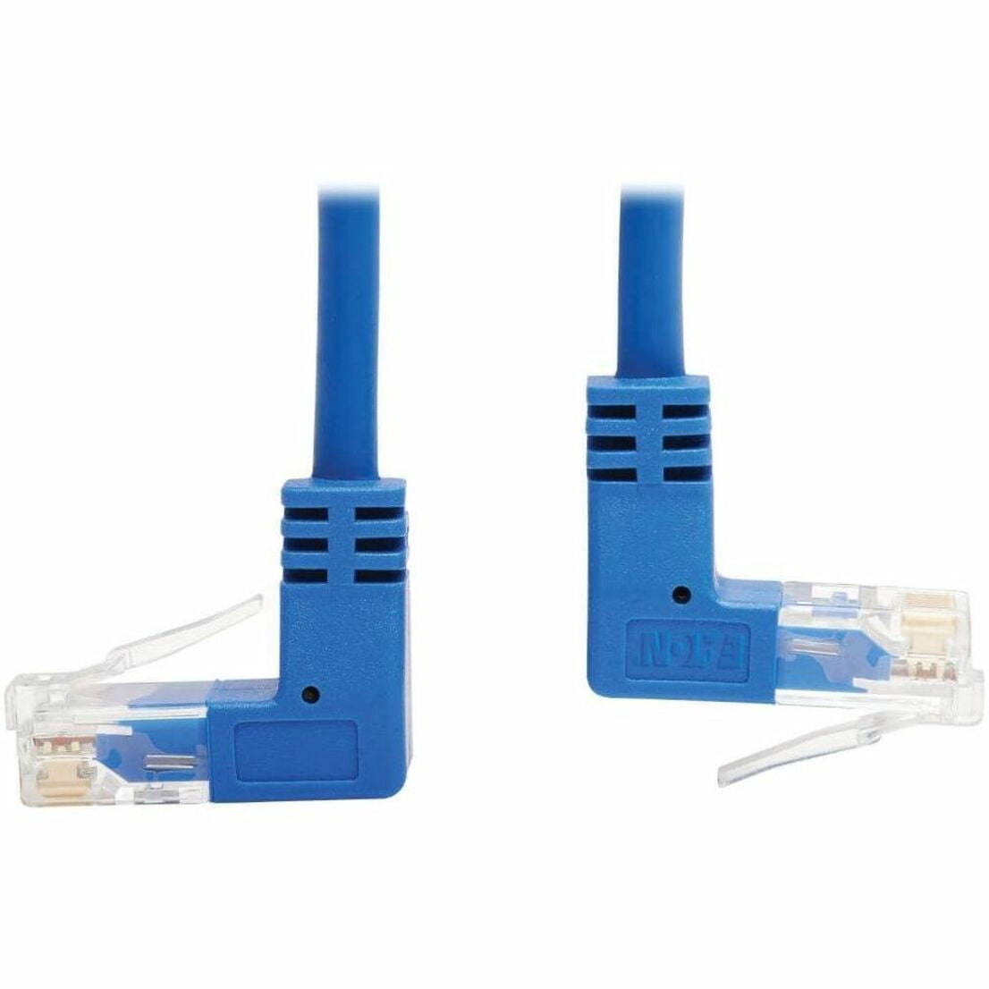 Ud Rjs Tripp Lite 1ft RJ-45 Cat6 Ethernet Angled UTP Slim Molded Cable Blue ...