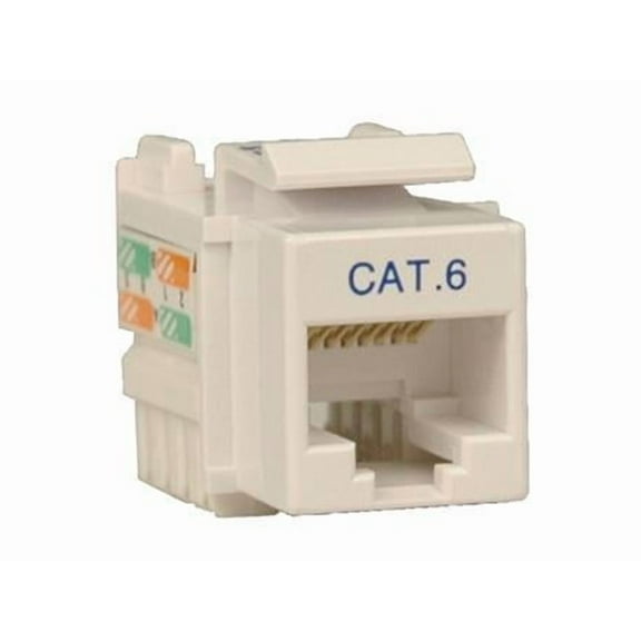 Tripp Lite Cat. 6/cat. 5e 110 Punch Down Keystone Jack - Network Connector - Rj-45 (n238001wh)