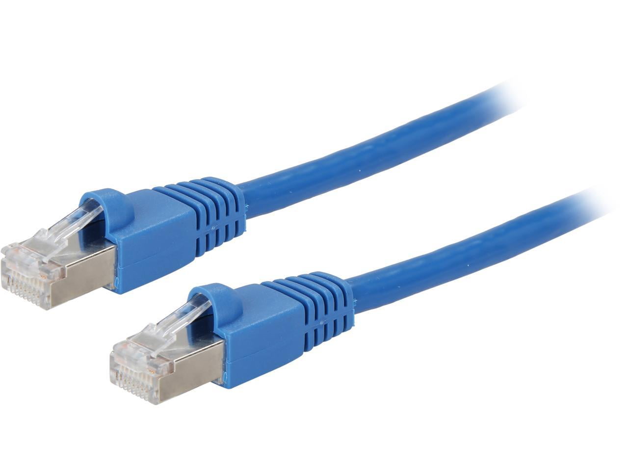 TRIPP LITE N262-005-BL 5 ft. Cat 6A Blue Shielded Augmented Cat6 (Cat6a) Shielded (STP) Snagless 10G Certified Patch Cable, (RJ45 M/M)