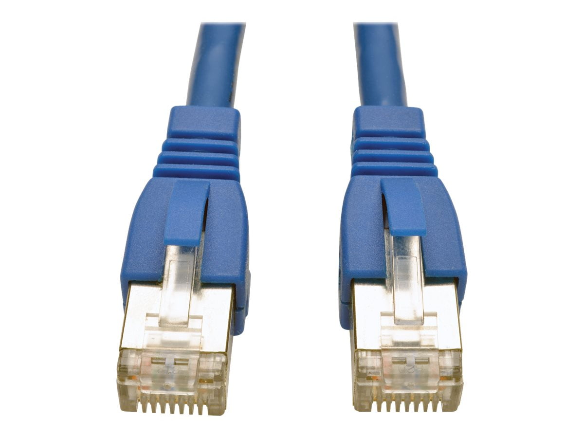 Tripp Lite 7ft Augmented Cat6a Shielded Snagless 10G Certified Patch Cable, Blue