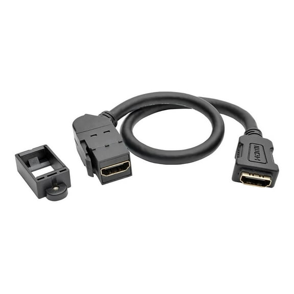 Tripp Lite 1ft High-Speed HDMI w/ Ethernet Keystone/Panel Mount Coupler Cable