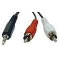 thumbnail image 1 of TRIPP LITE P314-012 3.5mm Audio Cable Y-Splitter Adapter (12 ft), 1 of 2