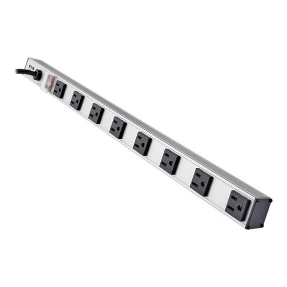 Tripp Lite Power Strip 120V 5-15R 8 Outlet 15' Cord Vertical Metal 0URM NEMA 5-15P - 8 NEMA 5-15R - 15ft