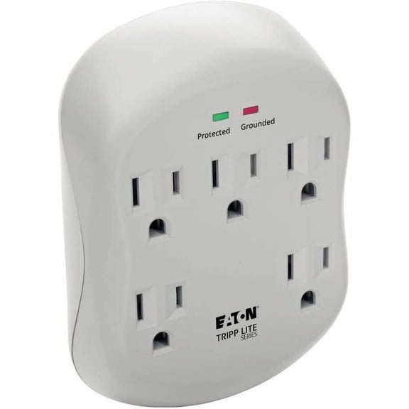 Tripp Lite 5 Outlet Surge RJ11 Protector Power Strip Direct Plug-in SK5TEL-0