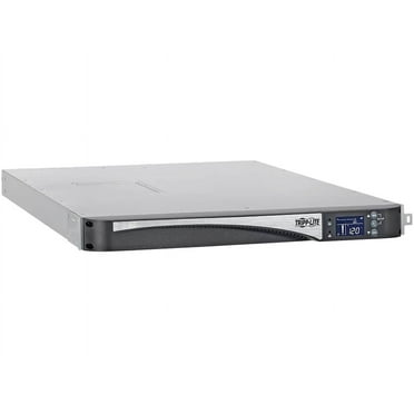 TRIPP LITE SMC1500RT1U 1440VA 1100W 5 Outlets SmartPro Line-Interactive Sine Wave UPS, AVR, 120V, 5 Outlets, Network Card Option, LCD, USB, 1U Rack/Tower