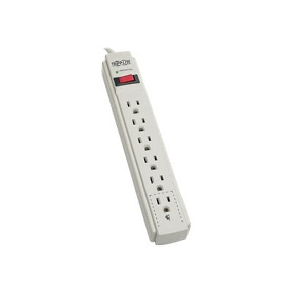Tripp Lite Surge Protector Power Strip 6 Outlet 15' Cord 790 Joules - surge protector - 1.875 kW