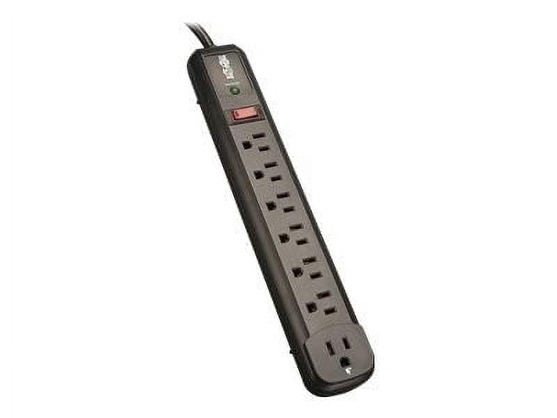 Tripp Lite Protect It! 7-Outlet Surge Protector, 1080 Joules - Black Housing