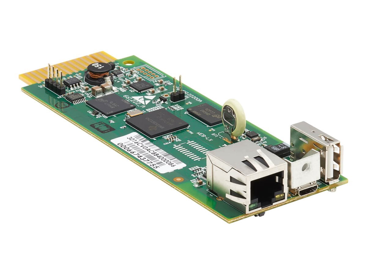Tripp Lite WEBCARDLXMINI Web Management Accessory Card for Select Tripp ...