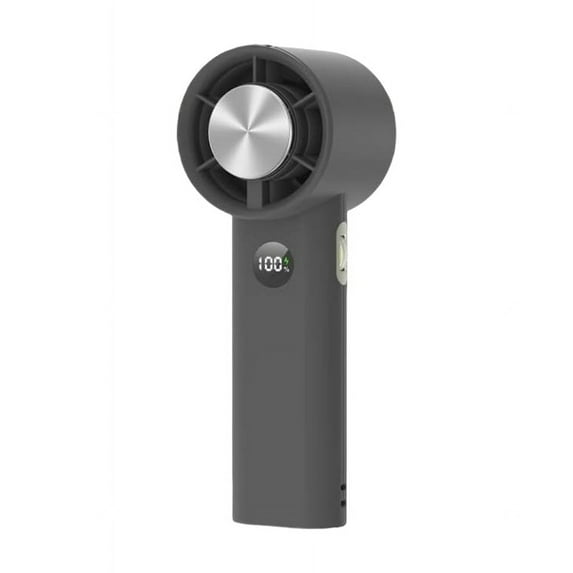 TRIPRO Compact Portable Handheld Fan with Digital Display - High-Speed Brushless Motor, 100-Speed Roller Control, Long-Lasting 3600mAh Battery (Black)