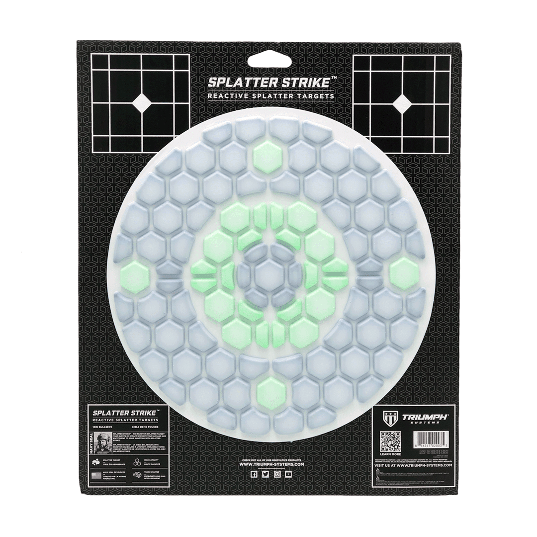 Triumph Systems, Splatter Strike Reactive Bullseye, 1 Piece