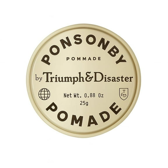 TRIUMPH & DISASTER Ponsonby Pomade Medium Hold Hair Wax for Men and Women, High Shine, Non-Greasy Finish, 25g Fine to Thick Hair