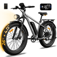 thumbnail image 1 of TRIWILL 26"Electric Bike for Adults, 750W Rated E-Mountain Bicycle, 28MPH Class 3 Fat Tire Ebike, 48V 15Ah Removable Battery, 7 Speed and Front Suspension with Rear Rack, UL2849, 1 of 9