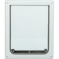 TRIXIE 2-Way Pet Door for Doors with Lockable Panel, Small