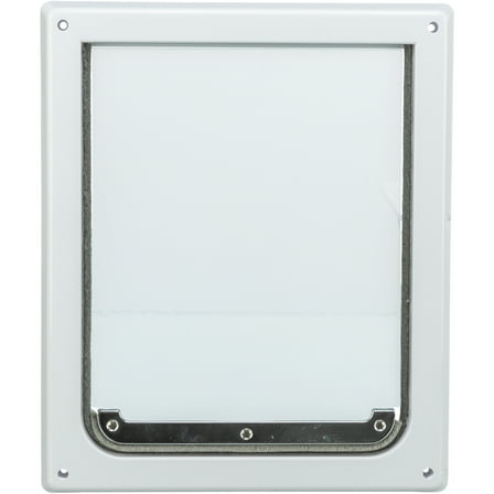 TRIXIE 2-Way Pet Door for Doors with Lockable Panel, Small