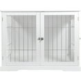 thumbnail image 1 of TRIXIE 29.5" Dog Crate, Indoor Crate Table for Dogs Up to 25 lb, Small Dog Kennel, White, 1 of 9