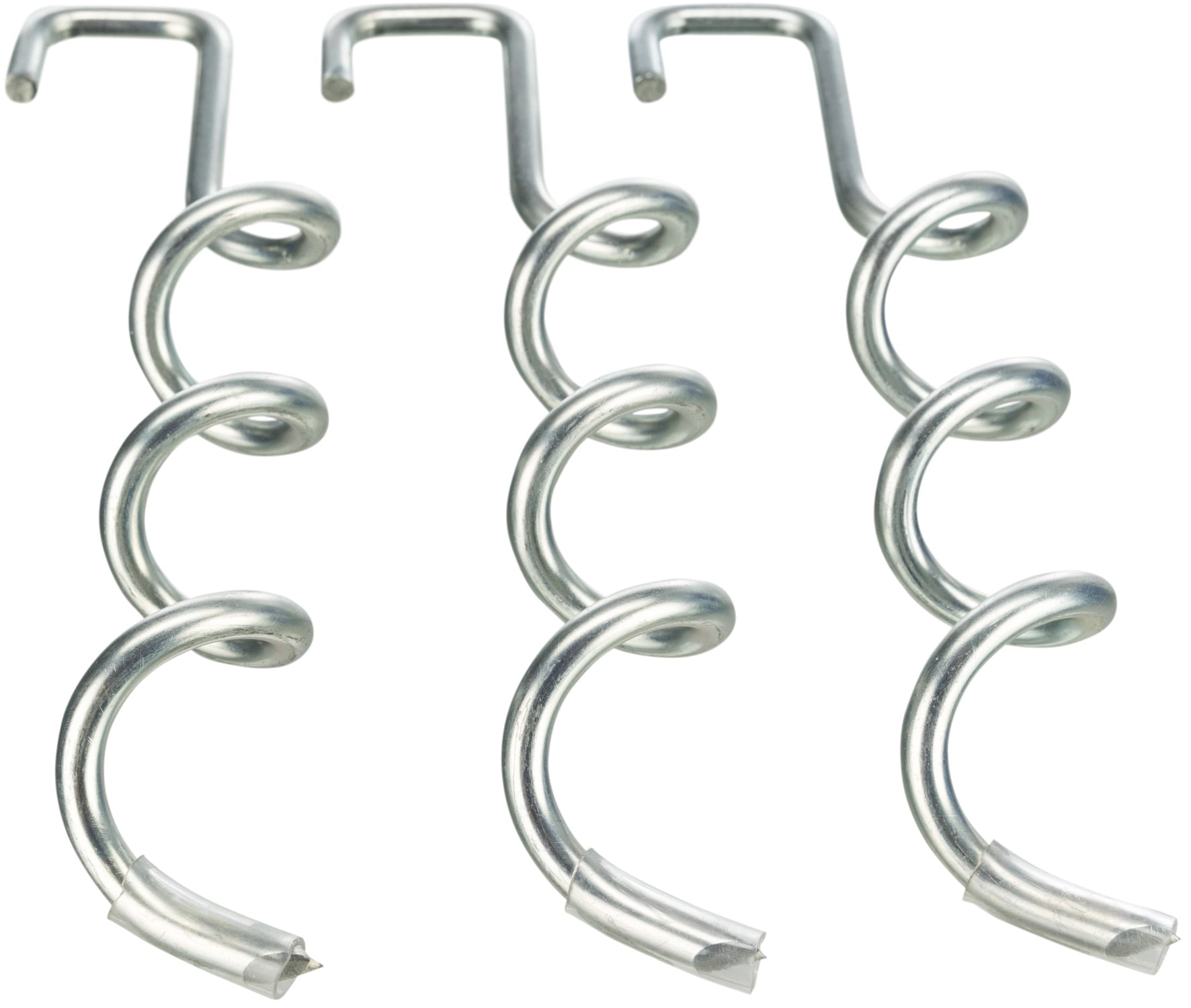 TRIXIE 3-Piece Heavy Duty Steel Ground Stakes, Silver