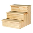 thumbnail image 1 of TRIXIE 3-Step Wooden Pet Stairs with Storage & Non-Slip Pads, Natural, 1 of 5