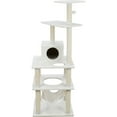 thumbnail image 1 of TRIXIE Abby Plush 4-Level 63.5" Cat Tree with Sisal Scratching Posts Condo & Cat Toy Cream, 1 of 8