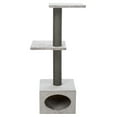 thumbnail image 1 of TRIXIE Badalona Plush & Sisal 3-Level 43" Cat Tree with Scratching Posts & Condo, Gray, 1 of 7