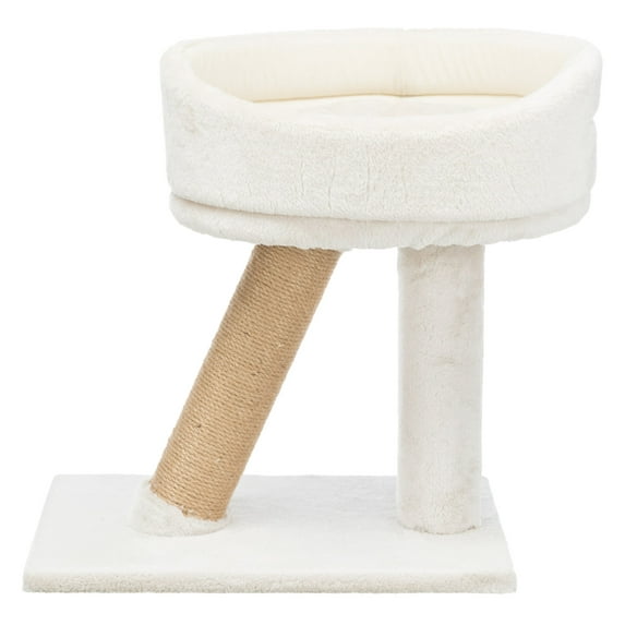 TRIXIE Cabra Scratching Post with Platform Bed, Angled Post