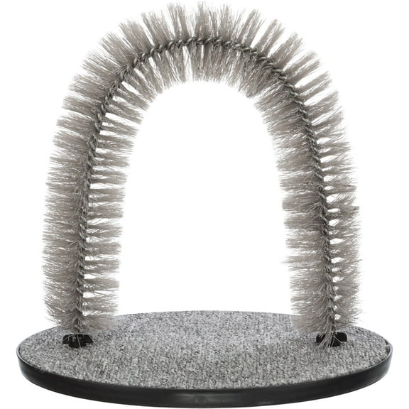 TRIXIE Carpet Scratcher with Self Grooming Arch, Gray