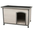 thumbnail image 1 of TRIXIE natura Classic Dog House, Flat Hinged Roof, Adjustable Legs, Gray Medium, 1 of 8