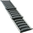 thumbnail image 1 of TRIXIE Collapsible Non-Slip 69" Long Aluminum Pet Ramp, Silver-Black, 198 lb Limit, 1 of 8