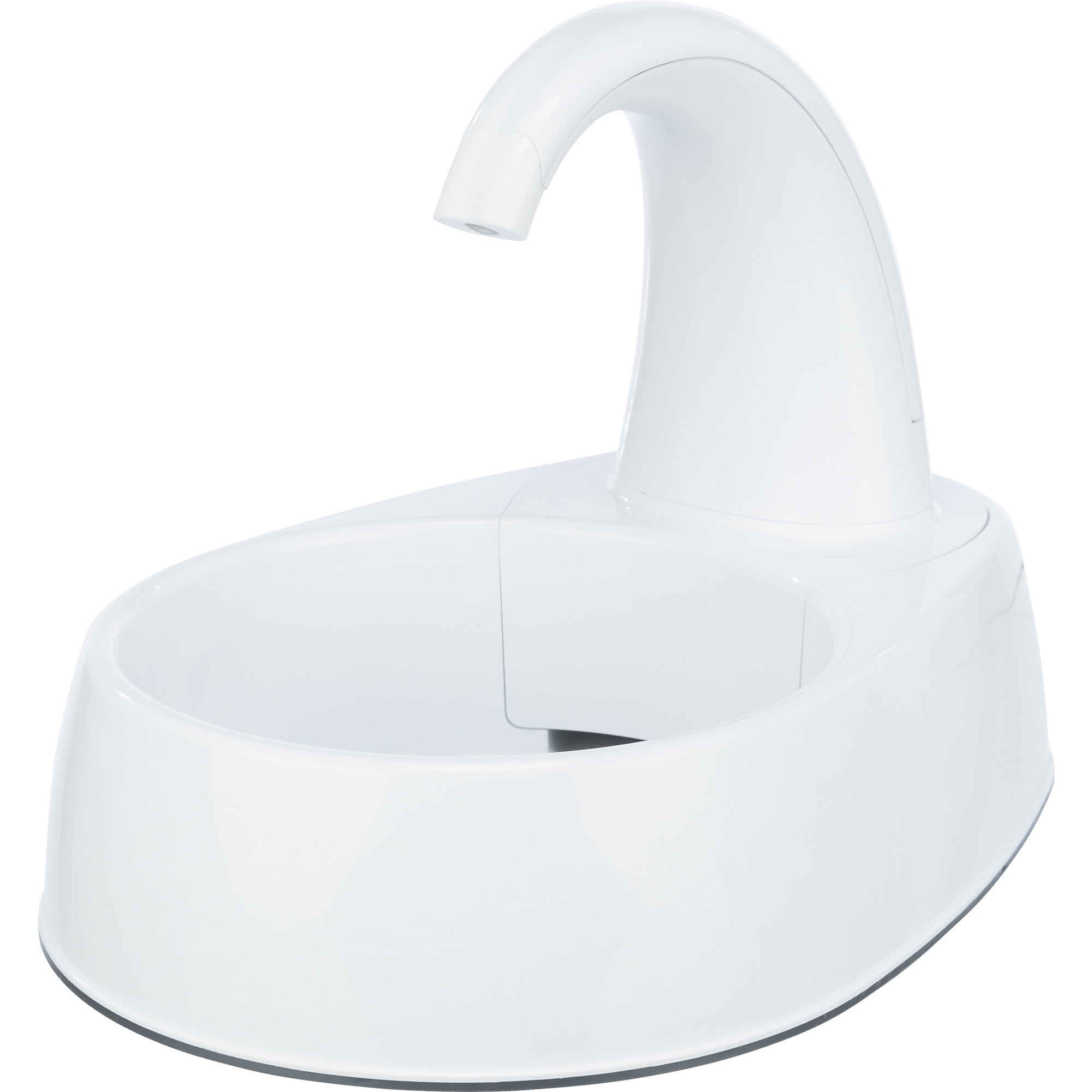 TRIXIE Curved Stream 84.5oz Drinking Fountain for Cats and Dogs, Large Pet Water Fountain